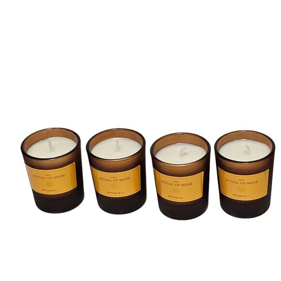 4 x RITUALS The Ritual Of Mehr Mini Scented Candle Travel - Picture 7 of 7